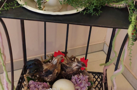 Deko für Frühling und Ostern im Gesundheitsresort Weissenbach