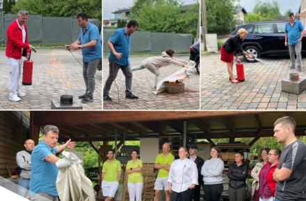 Brandschutzschulungen im OptimaMed Rehabilitationszentrum Aspach