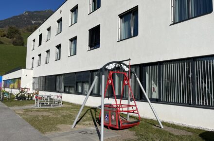 Spielplatz wurde erweitert beim Rehazentrum für Kinder und Jugendliche in Wiesing