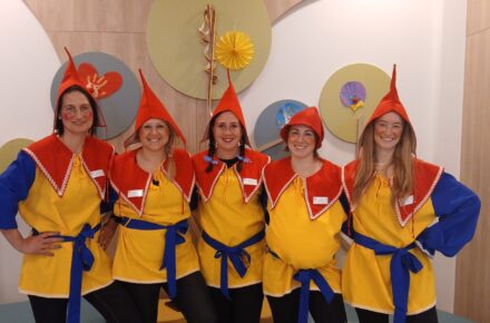 Faschingsfeier im Rehabilitationszentrum für Kinder und Jugendliche Wiesing