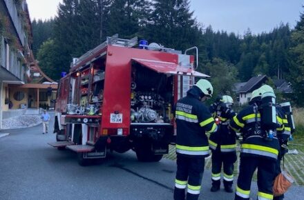Feuerwehrübung in Weißbriach
