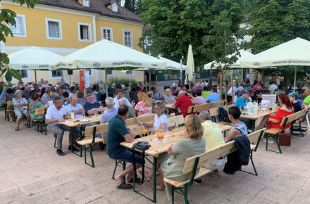 Sommerabend im OptimaMed Gesundheitsresort Bad Wimsbach