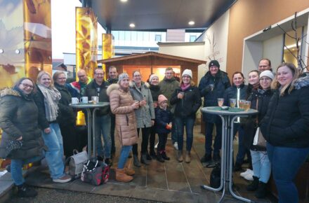 Punschstand im OptimaMed Rehabilitationszentrum Aspach