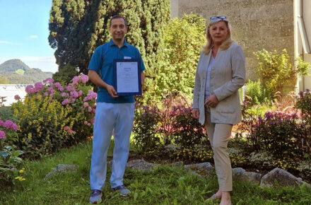 Zertifizierung mit dem QMV EasyLiving Gütesiegel für das OptimaMed Gesundheitsresort St. Josef