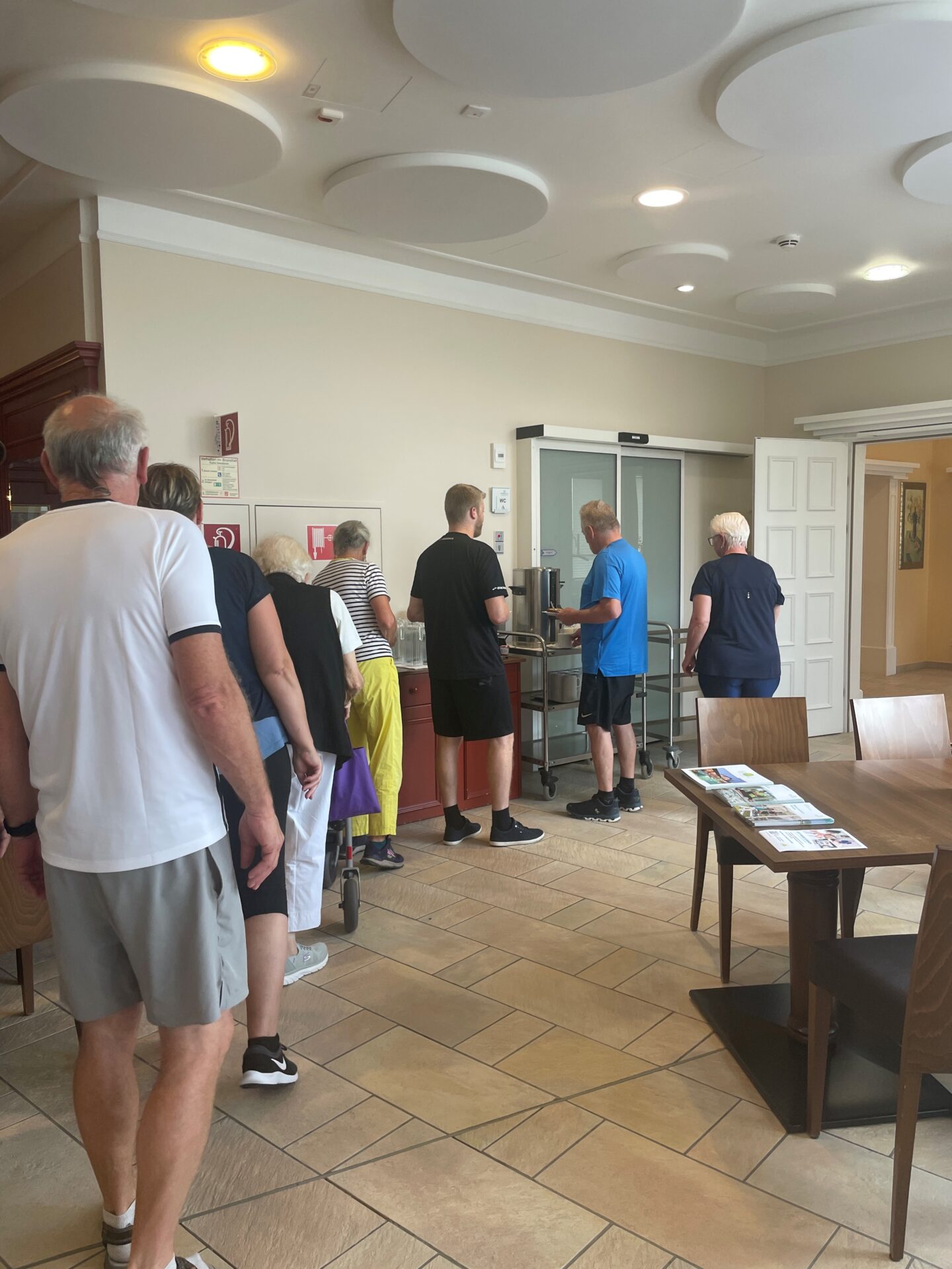 Verabschiedung von Rehapatienten in Aspach Verabschiedung von Rehapatienten in Aspach