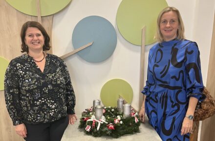 Adventkranz im Rehazentrum für Kinder und Jugendliche Wiesing