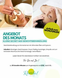 Angebot für Gesichtsbehandlung im April 2026 Angebot für Gesichtsbehandlung im April 2026