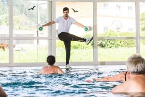Aquafit-Therapie im Heilwasser beim Therapiezentrum Wildbad Aquafit-Therapie im Heilwasser beim Therapiezentrum Wildbad