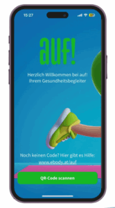 auf Patienten-App im Einsatz bei OptimaMed