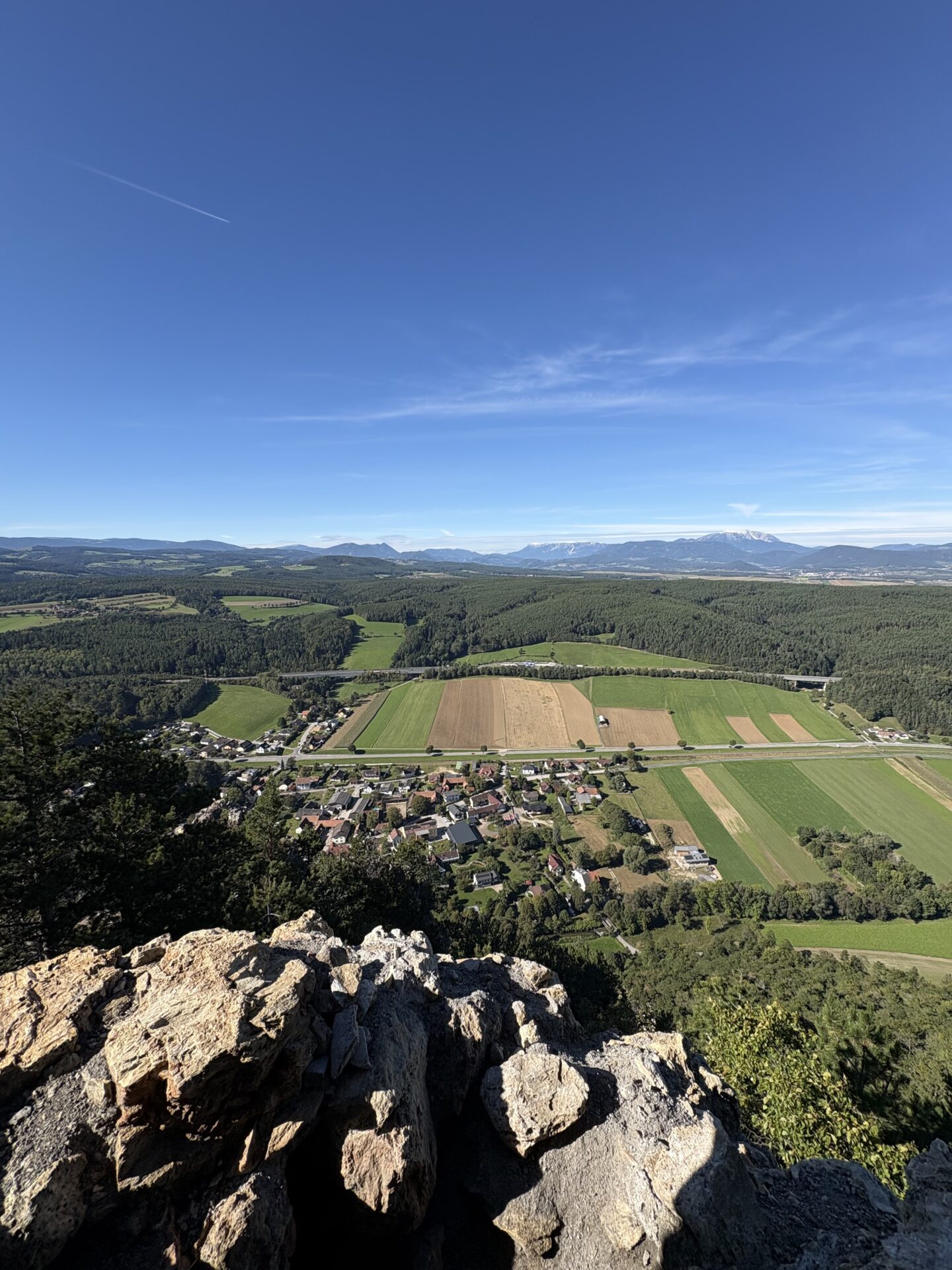 Ausblick vom Türkensturz beim Betriebsausflug Ausblick vom Türkensturz beim Betriebsausflug