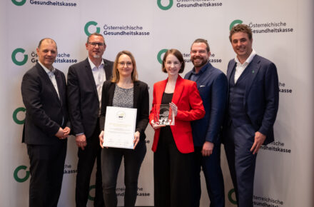 OptimaMed Perchtoldsdorf: Auszeichnung für Gesundheit am Arbeitsplatz
