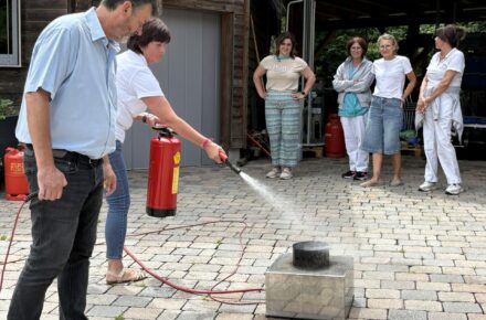 Brandschutzschulungen im OptimaMed Rehabilitationszentrum Aspach