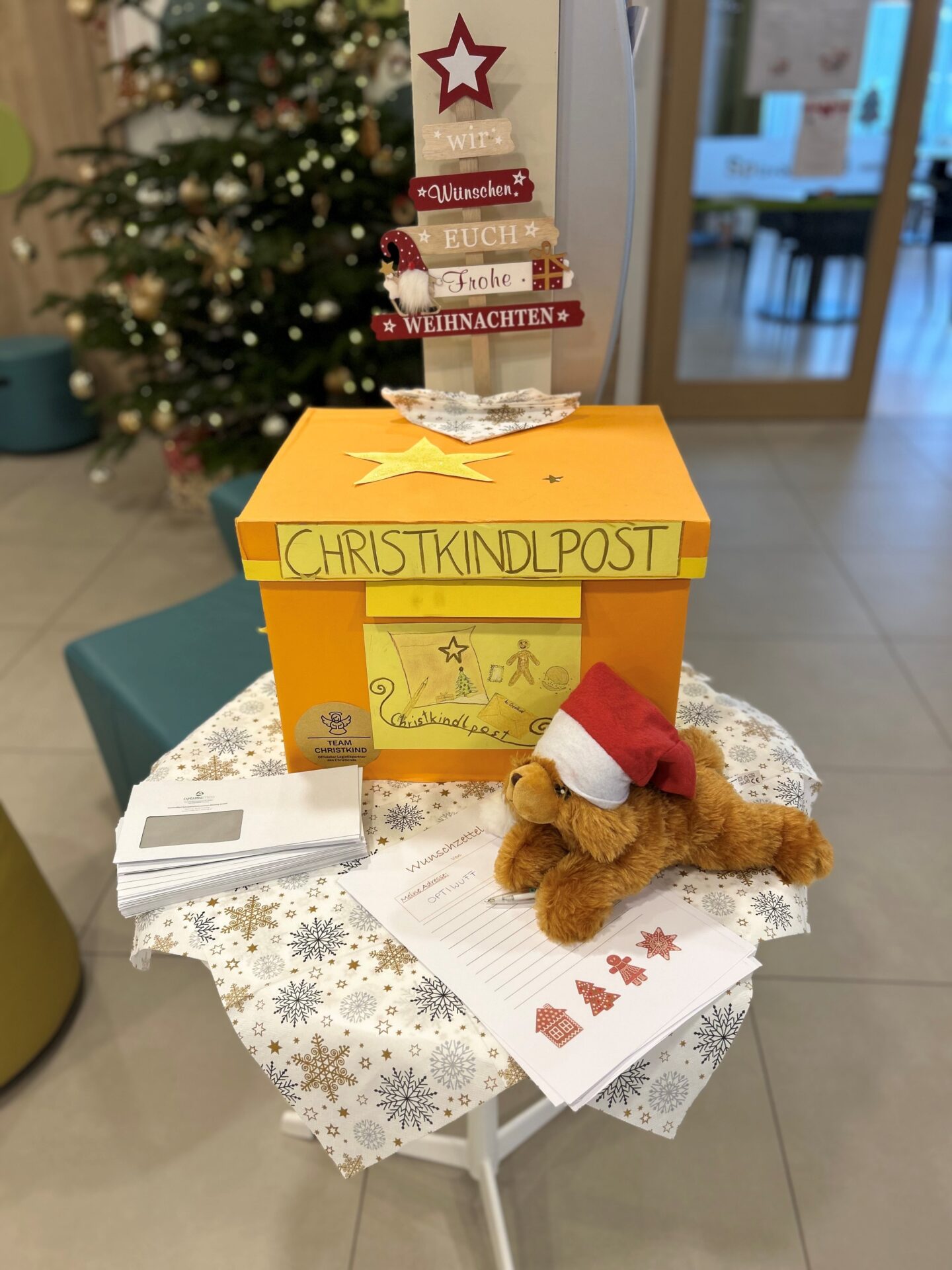 Christkindl Postamt Optiwuff in Wiesing