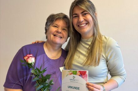 15-jähriges Dienstjubiläum im OptimaMed Rehabilitationszentrum Raxblick
