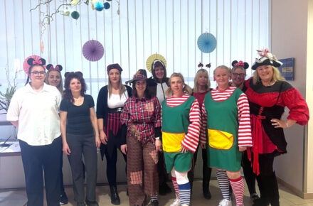 Fröhlicher Fasching im Neurologischen Rehabilitationszentrum Kittsee