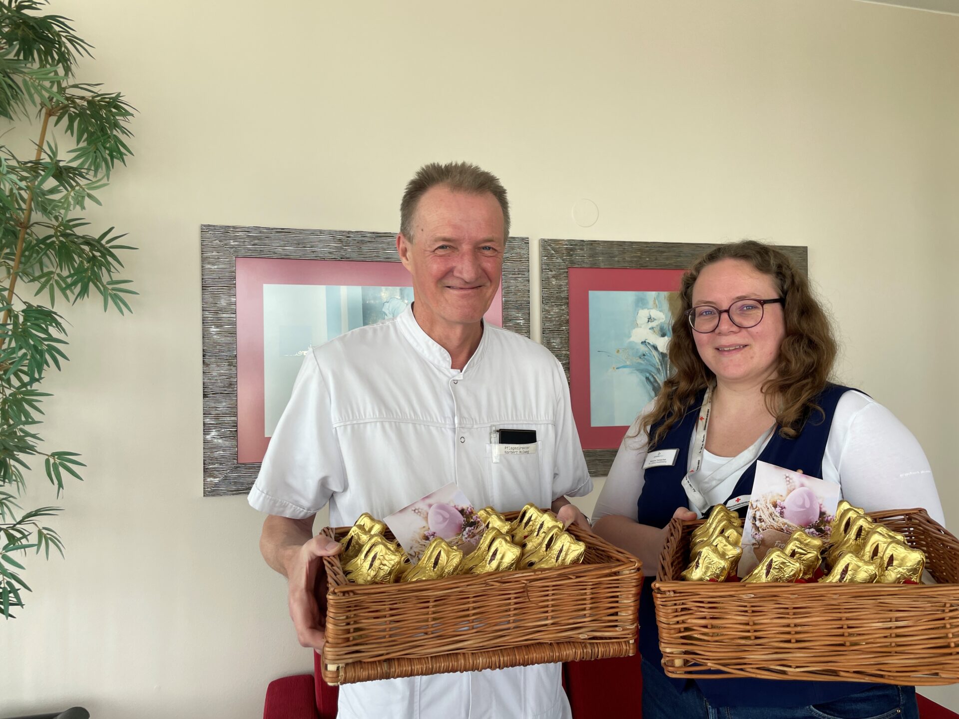 In Aspach werden zu Ostern Goldhasen verschenkt In Aspach werden zu Ostern Goldhasen verschenkt