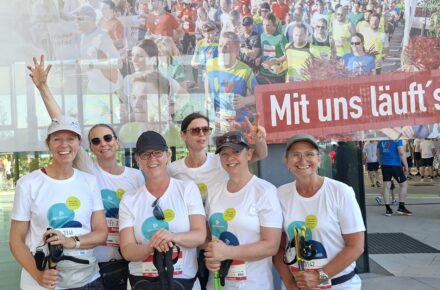 Pflegeteam von Bad Wimsbach nahm beim Welser Business Run teil