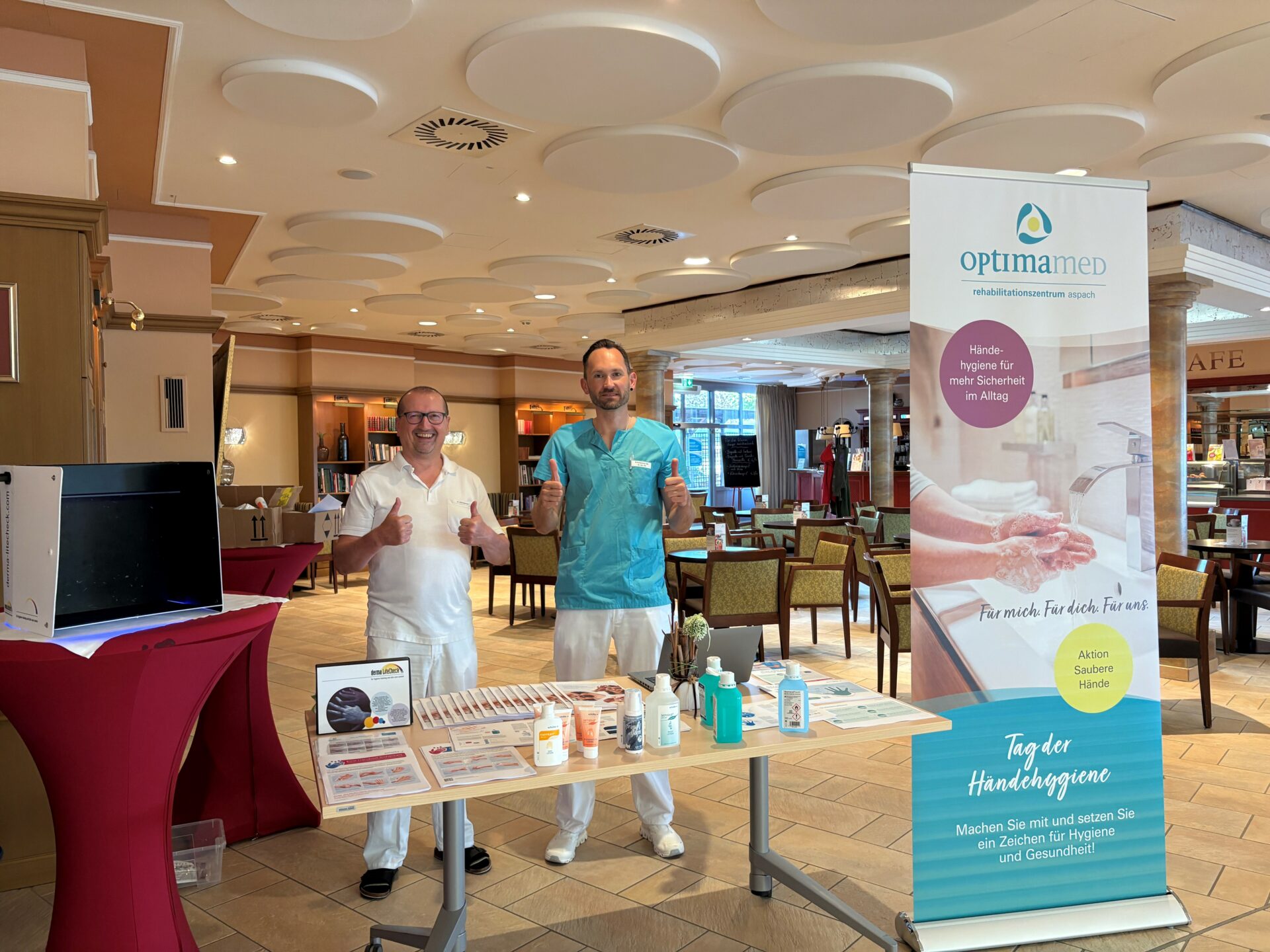 Tag der Händehygiene im Rehazentrum Aspach Tag der Händehygiene im Rehazentrum Aspach