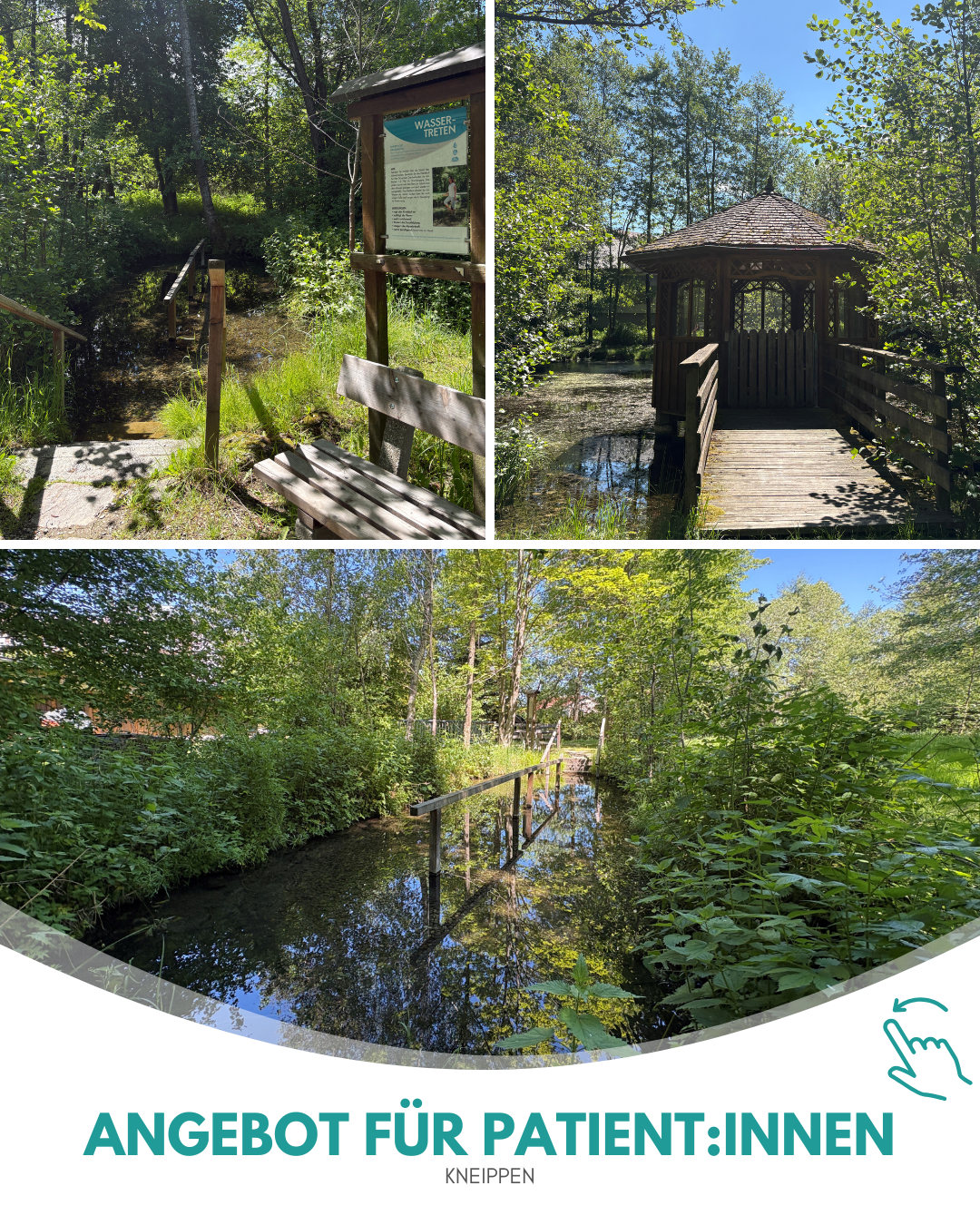 Kneippen in herrlicher Naturlandschaft Kneippen in herrlicher Naturlandschaft