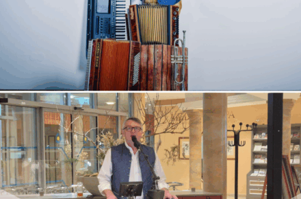 Live-Musik am 6. Juli 2026 mit Klaus Moser bei OptimaMed in Aspach