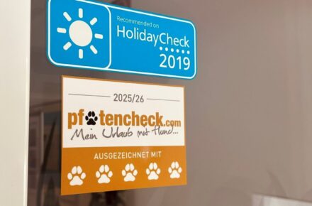 Auszeichnung mit "5 Pfoten" für das Gesundheitsresort St. Josef