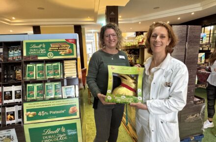 Lindt Osterhasen-Tour im OptimaMed Rehabilitationszentrum Raxblick