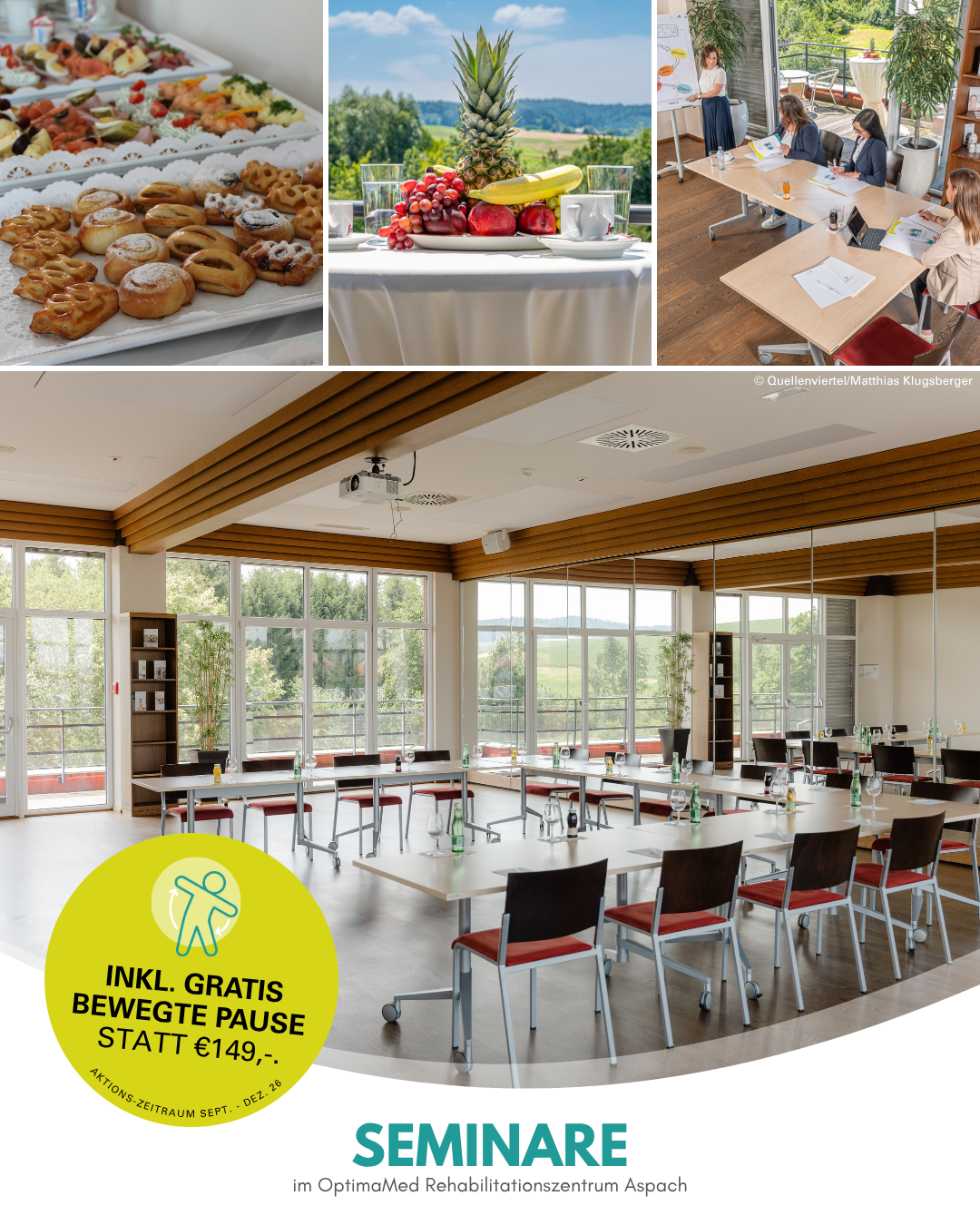 Aktion – Seminare mit bewegter Pause in Aspach Aktion - Seminare mit bewegter Pause in Aspach