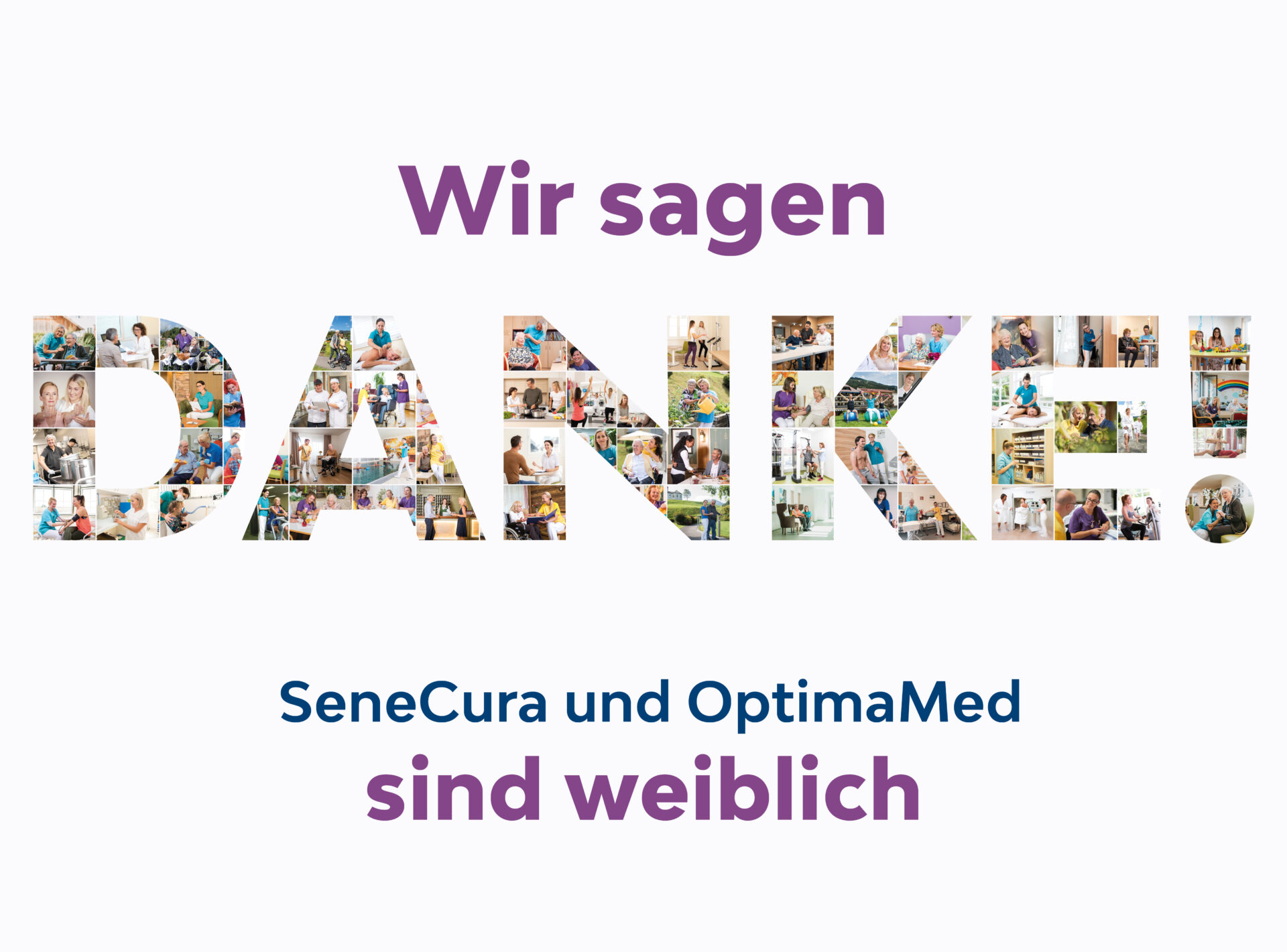 SeneCura sagt zum Weltfrauentag danke SeneCura sagt zum Weltfrauentag danke