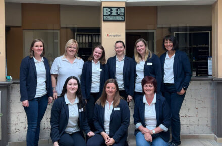 Tag der Rezeption im OptimaMed Rehabilitationszentrum Aspach