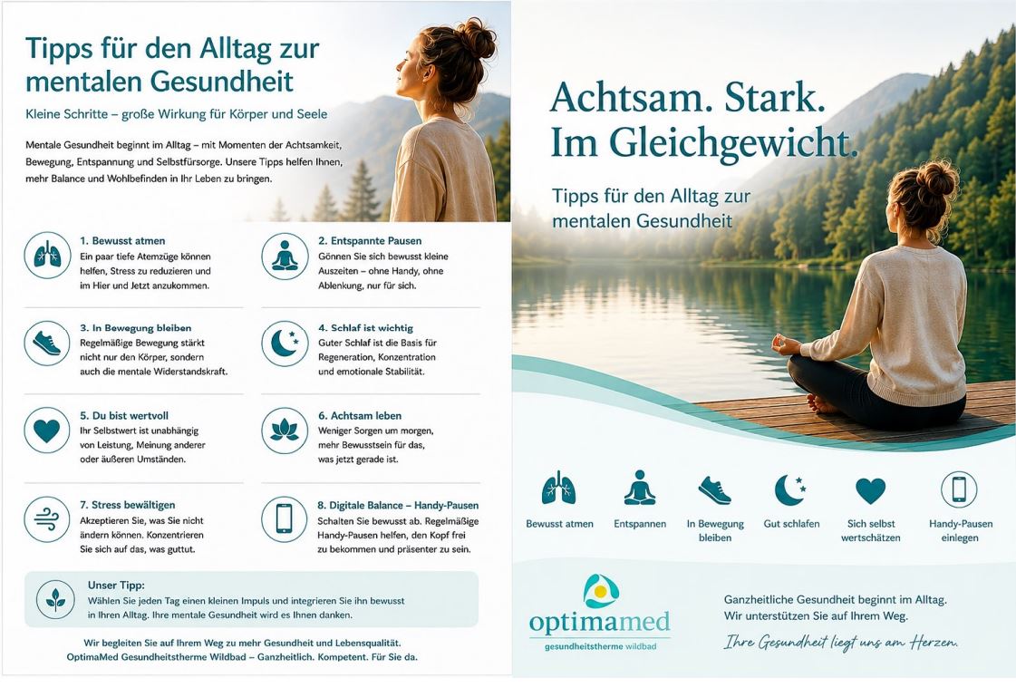 Tipps für den Alltag zur mentalen Gesundheit