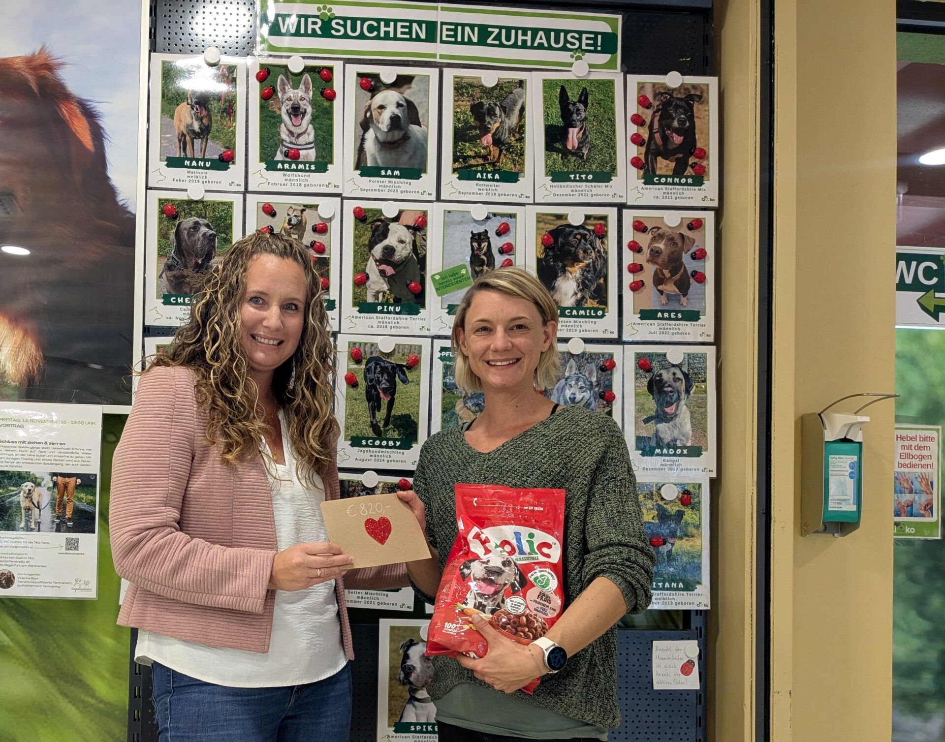 OptimaMed Wildbad spendet für den Tierschutz OptimaMed Wildbad spendet für den Tierschutz